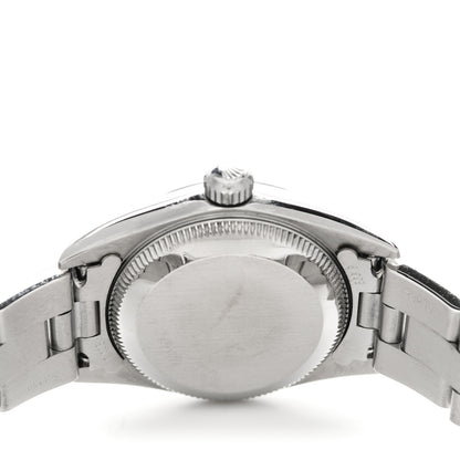 Rolex Stainless Steel 24mm Oyster Perpetual Watch Blue 76080 4 of 4