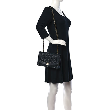 Chanel Lambskin Quilted Medium Single Flap Black 3 of 11