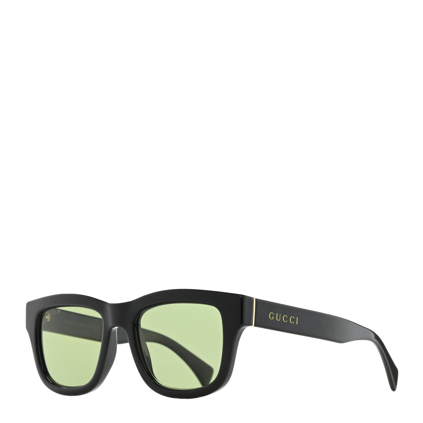 Polarized Square Frame Web Sunglasses GG1135S Black