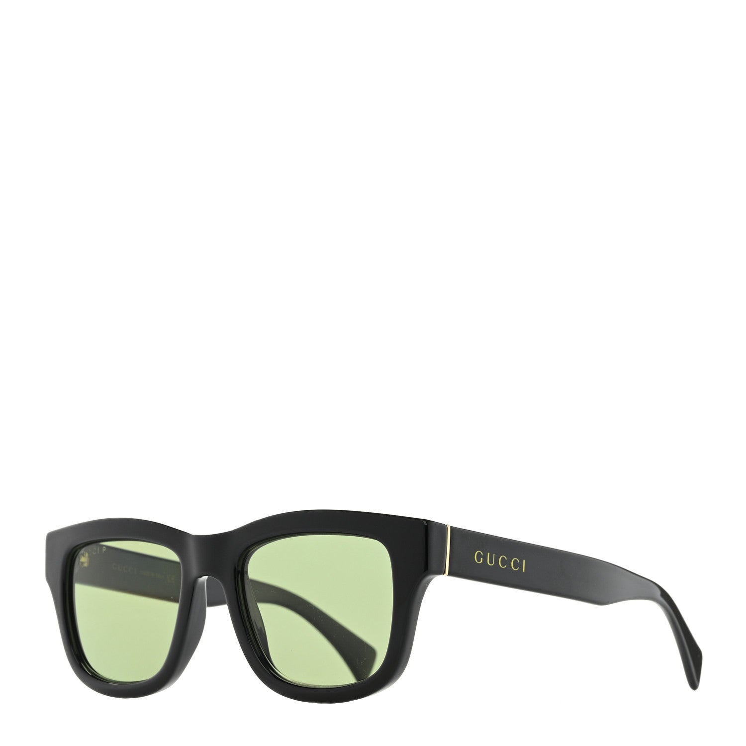 Gucci Polarized Square Frame Web Sunglasses GG1135S Black 1 of 7