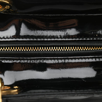 Christian Dior Patent Cannage Large Lady Dior Black 8 of 11