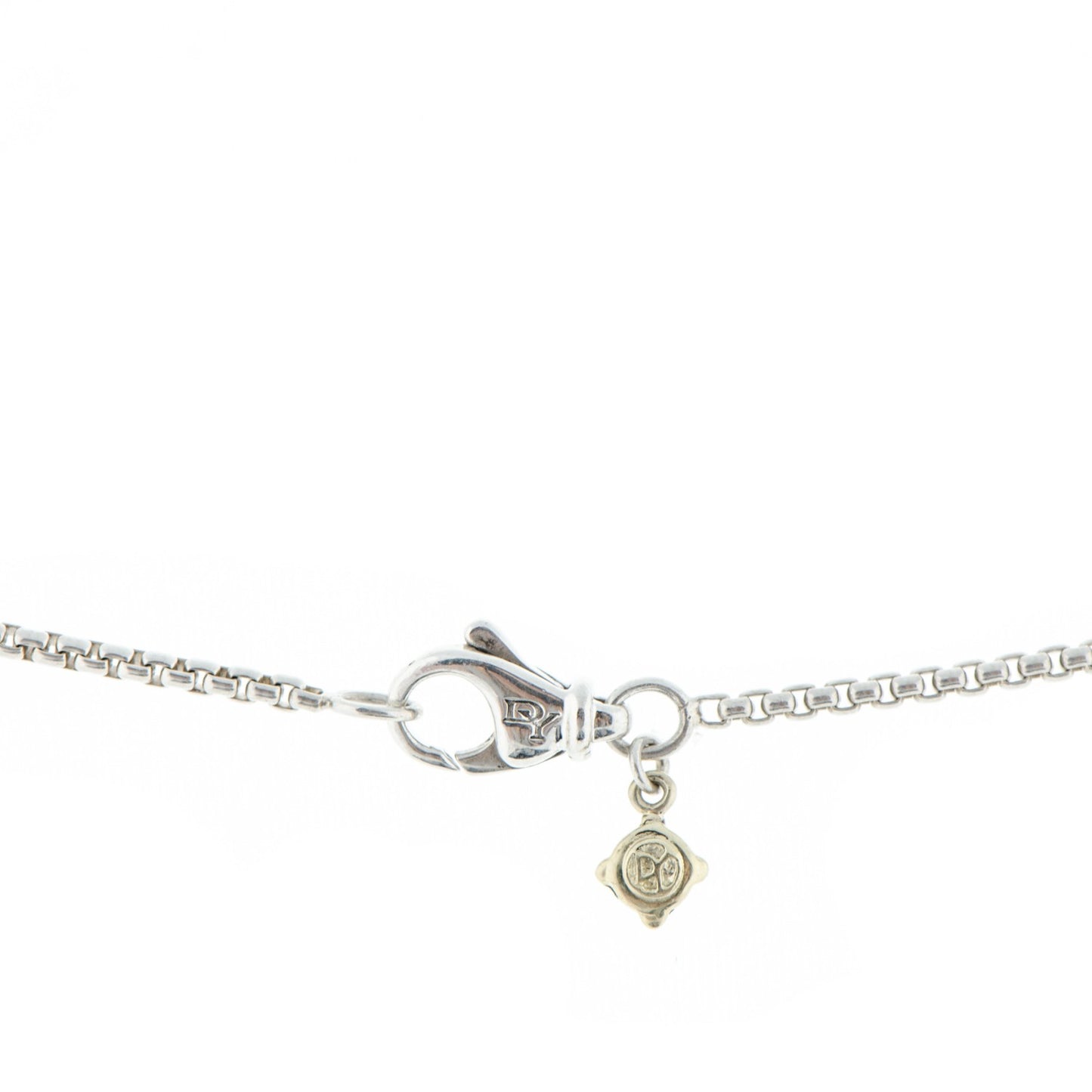 Sterling Silver 14K Yellow Gold 1.7mm Box Chain Necklace 72"
