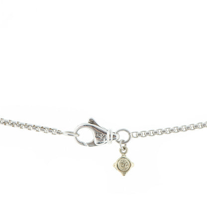 David Yurman Sterling Silver 14K Yellow Gold 1.7mm Box Chain Necklace 72" 3 of 4