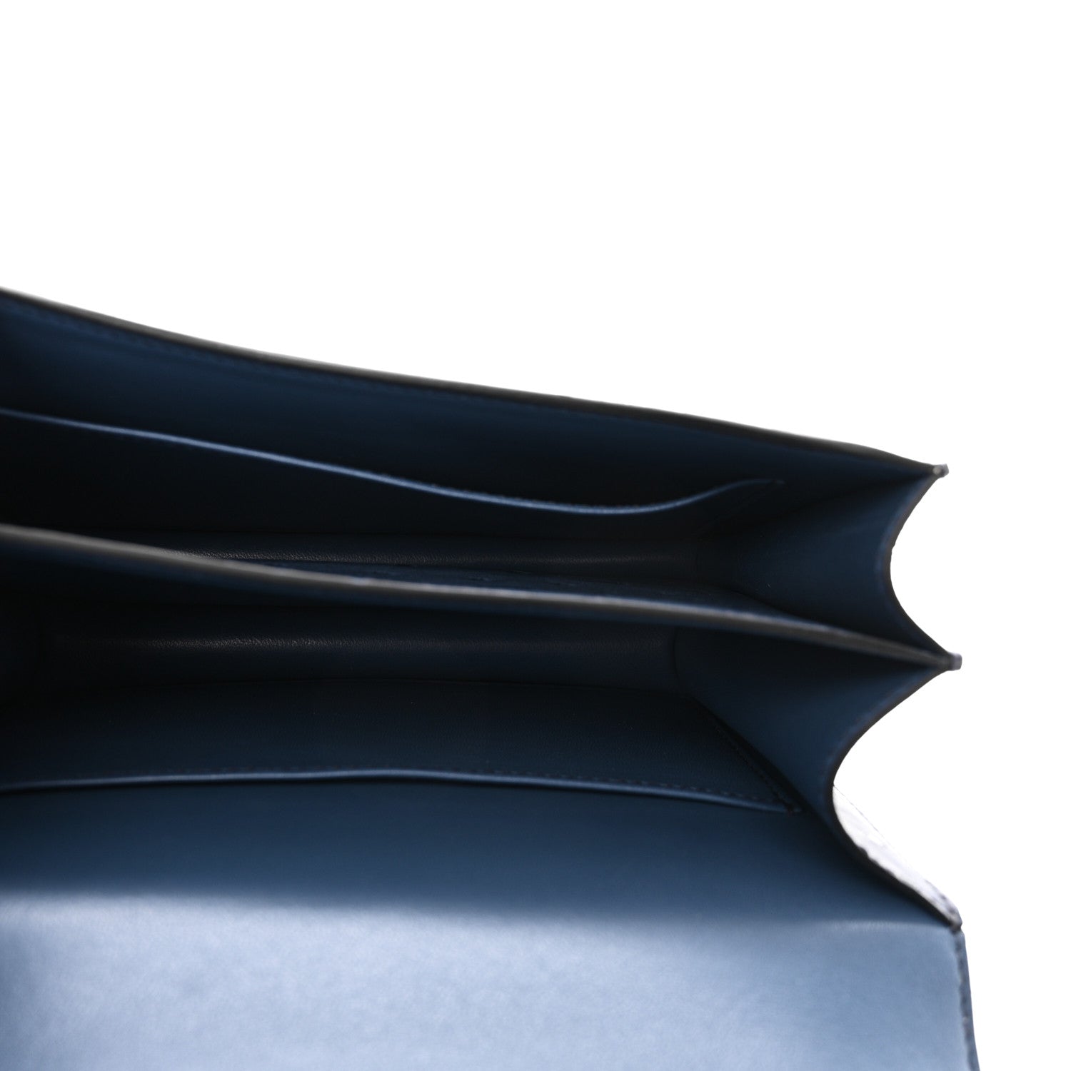 Hermes Ostrich Constance 18 Bleu Roi 5 of 11