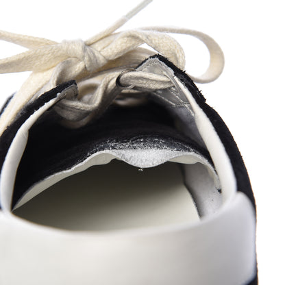 Saint Laurent Distressed Suede Womens Court Classic Sneakers 39 Black 10 of 13