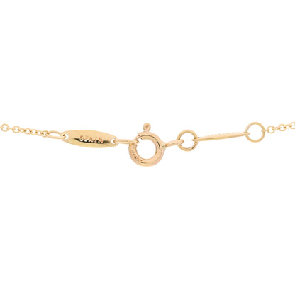 Tiffany 18K Yellow Gold 11mm Elsa Peretti Open Heart Pendant Necklace 4 of 6
