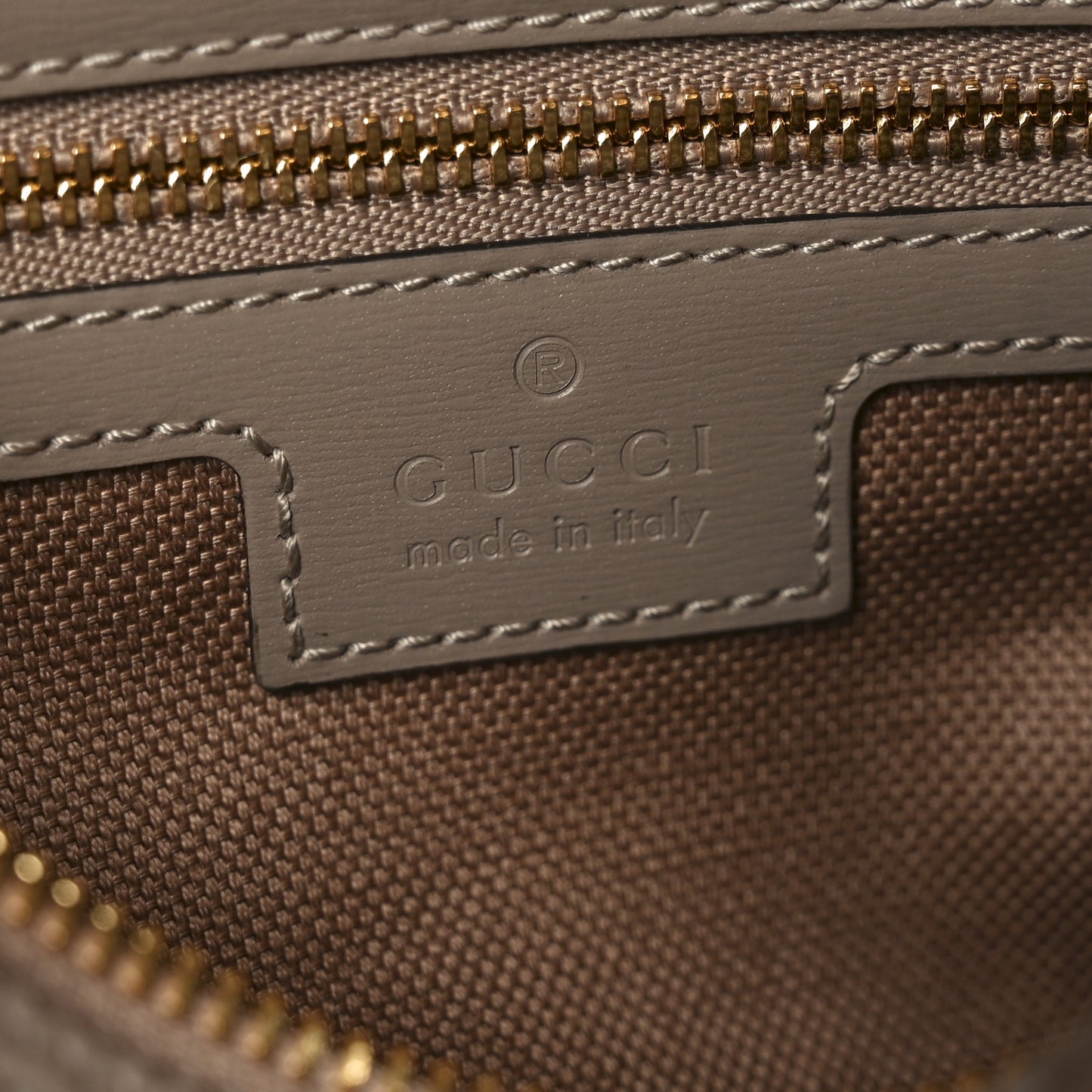 GG Shadow Monogram Super Mini Ophidia Shoulder Bag Taupe