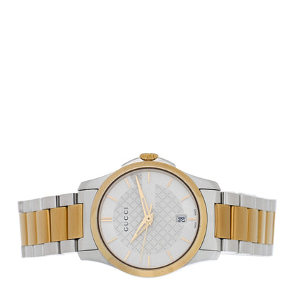 Gucci Stainless Steel 27mm G-Timeless Two Tone Quartz Watch 2 of 5