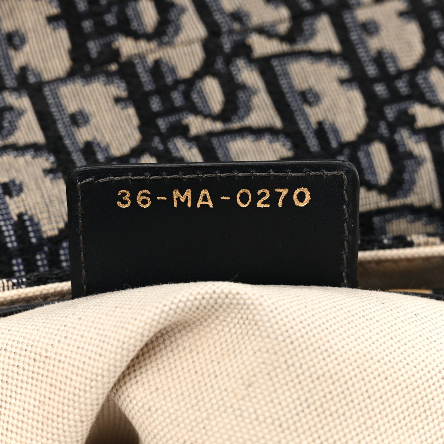 Oblique Saddle Bag Blue