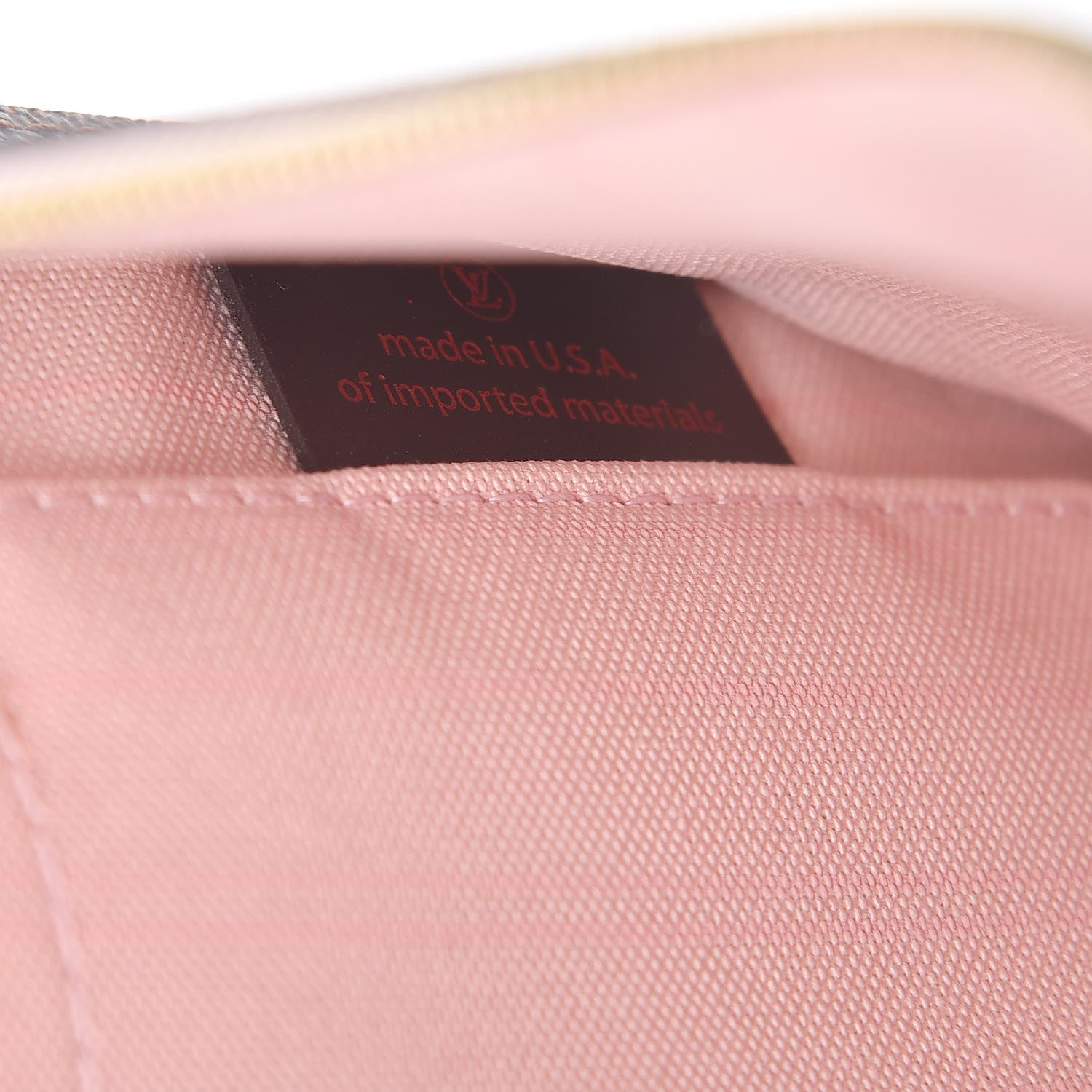 Louis Vuitton Damier Ebene Neverfull MM GM Pochette Rose Ballerine 7 of 8