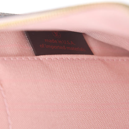 Louis Vuitton Damier Ebene Neverfull MM GM Pochette Rose Ballerine 7 of 8