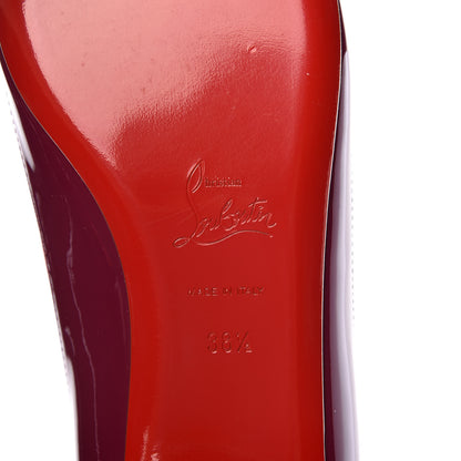 Christian Louboutin Patent PVC Suspendo Ballet Flats 38.5 Pink 6 of 9