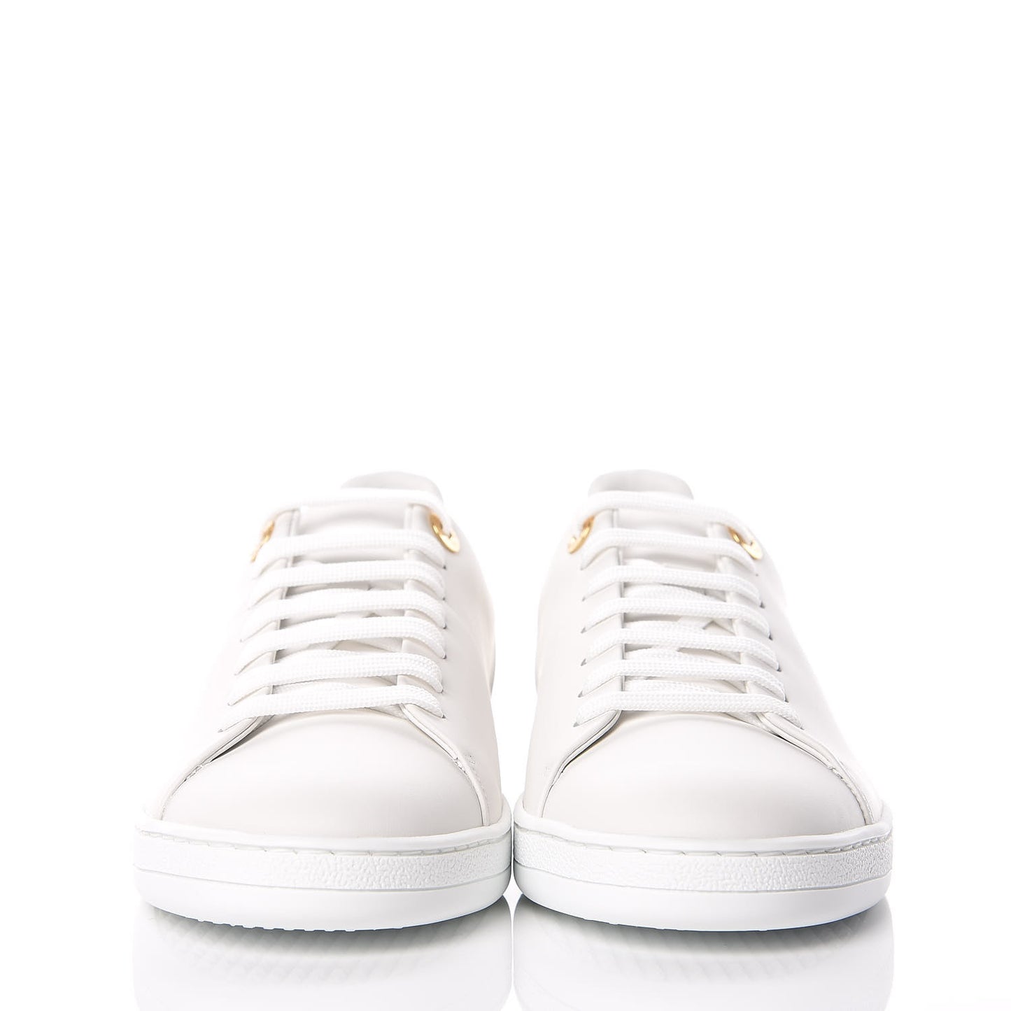 Calfskin Frontrow Sneakers 39 White