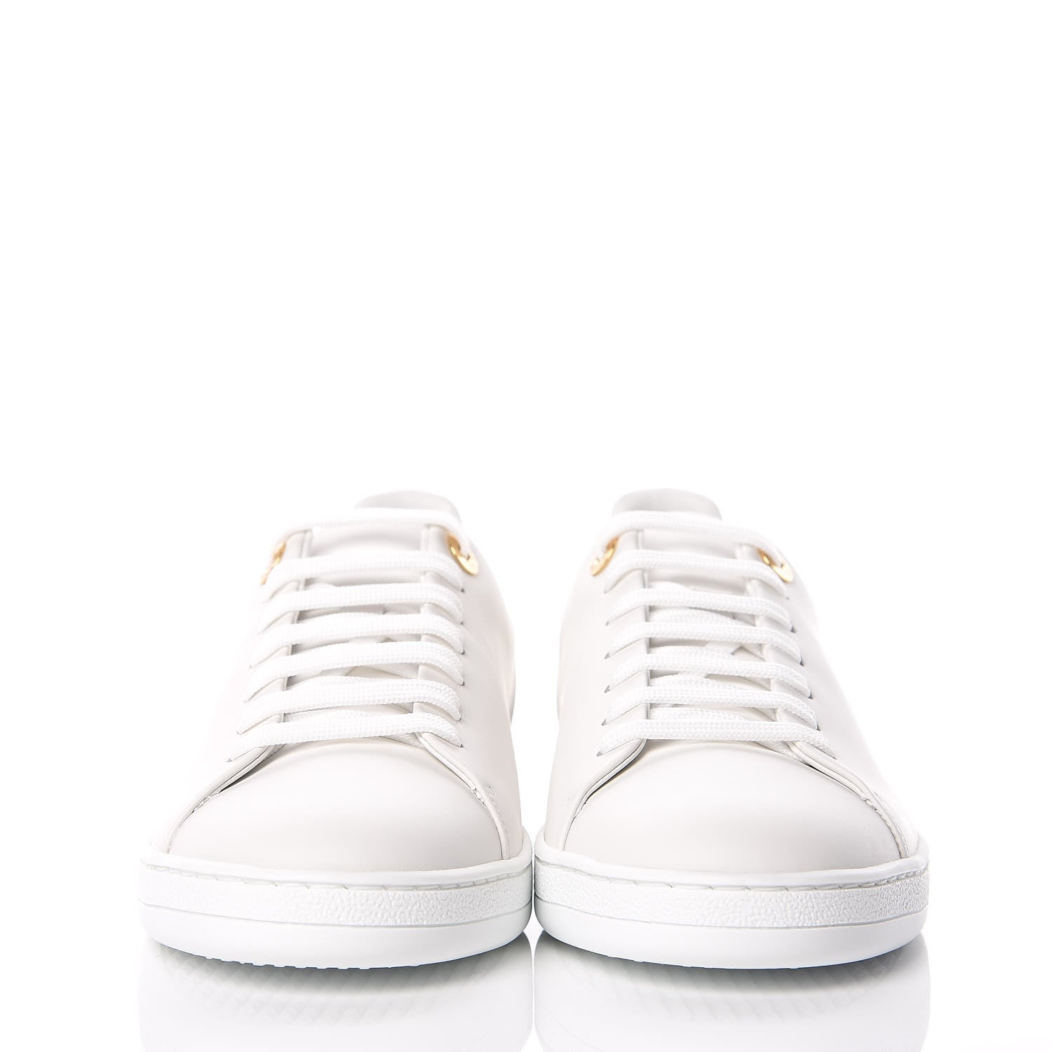 Louis Vuitton Calfskin Frontrow Sneakers 39 White 2 of 8