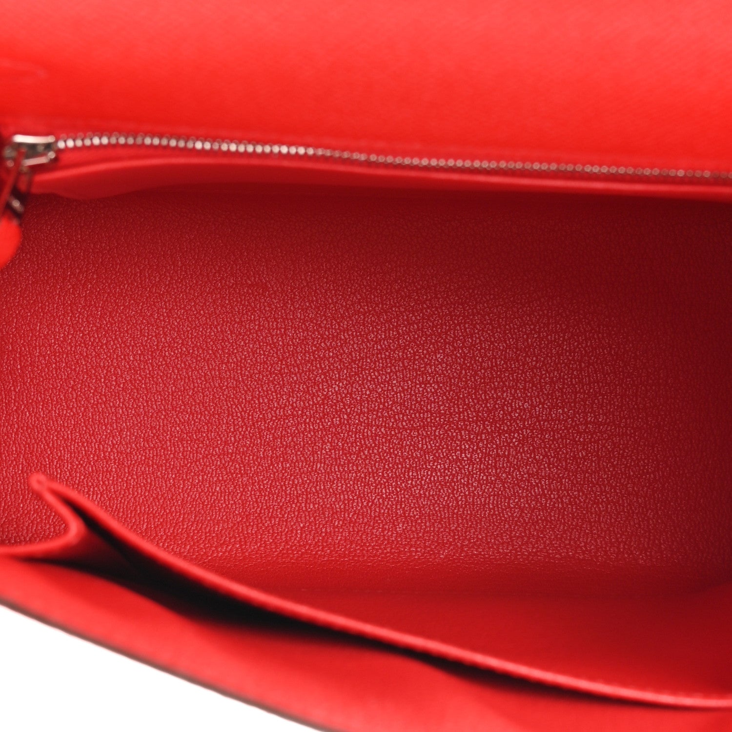 Hermes Epsom Kelly Sellier 25 Rouge De Coeur 5 of 17