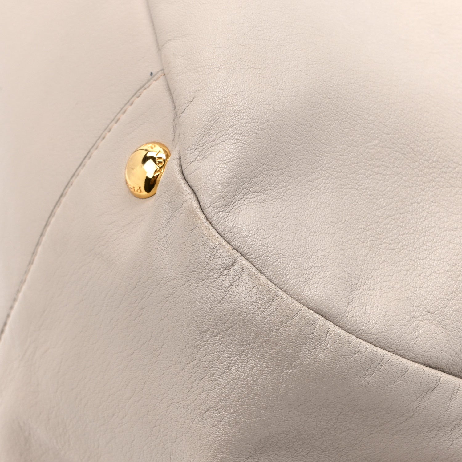 Prada Soft Calf Chain Tote Ghiaccio 17 of 17