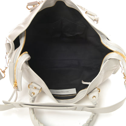 Balenciaga Chevre Gold Metallic Edge Hardware City Gris Nuage 5 of 13