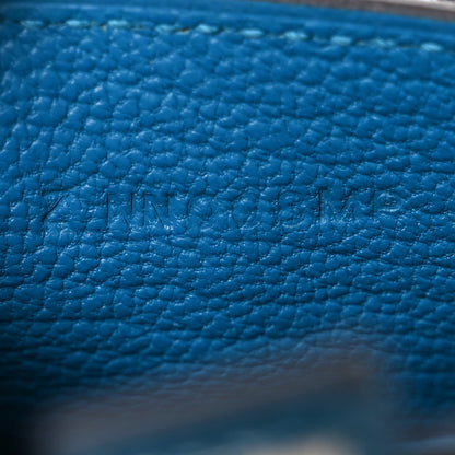 Hermes Tadelakt Chevre Mysore Kelly Quelle Idole Bag Charm Bleu Izmir Jaune Bourgeon Bleu Brume Vert Bosphore 6 of 8