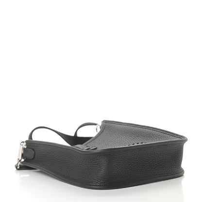 Hermes Taurillon Clemence Evelyne TPM Black 4 of 11