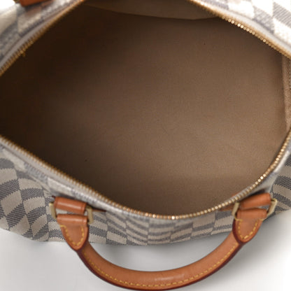 Louis Vuitton Damier Azur Speedy Bandouliere 30 5 of 10