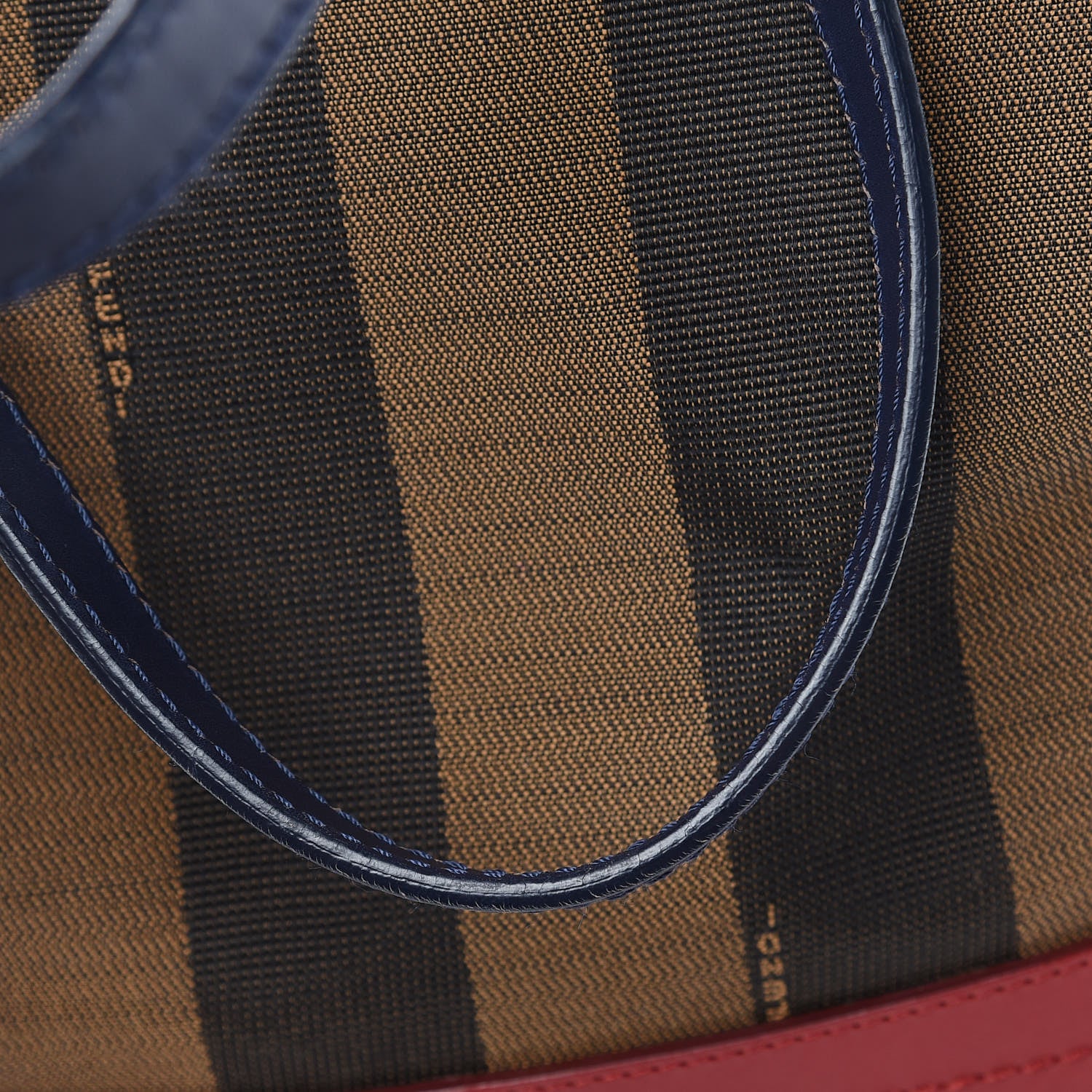 Fendi Pequin Cuoio Vegetale 2Bag Tobacco Rosso Blue Mirto Miele 21 of 25