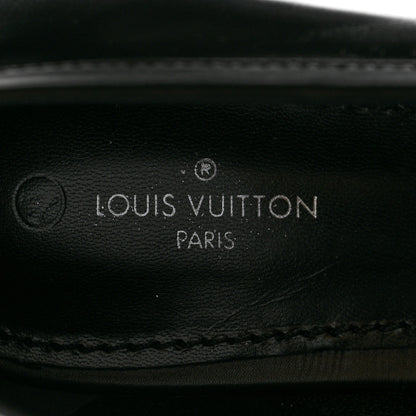 Louis Vuitton Calfskin Upper Case Flat Loafer 38 Black 7 of 9