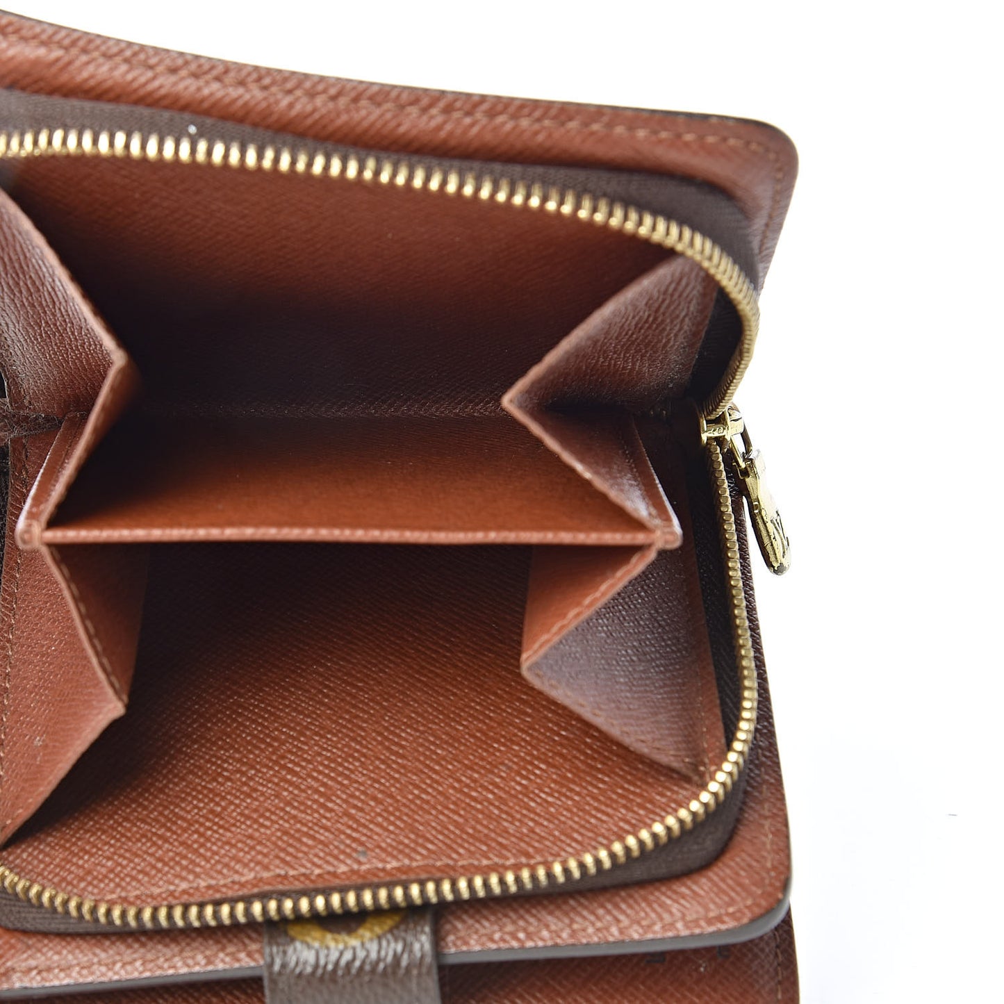 Monogram Compact Zippe Zipped Wallet