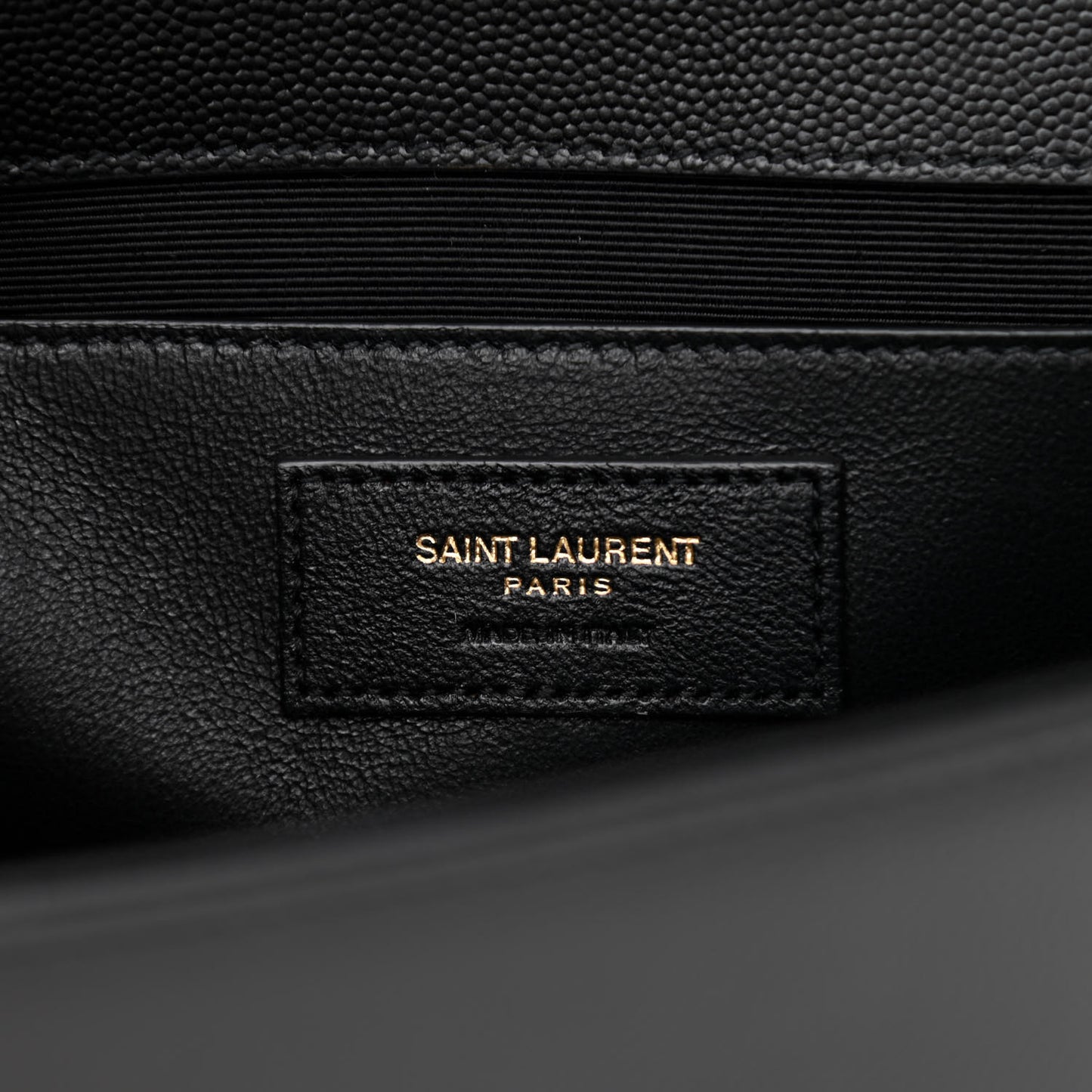 Grain De Poudre Medium Classic Monogram Kate Satchel Black
