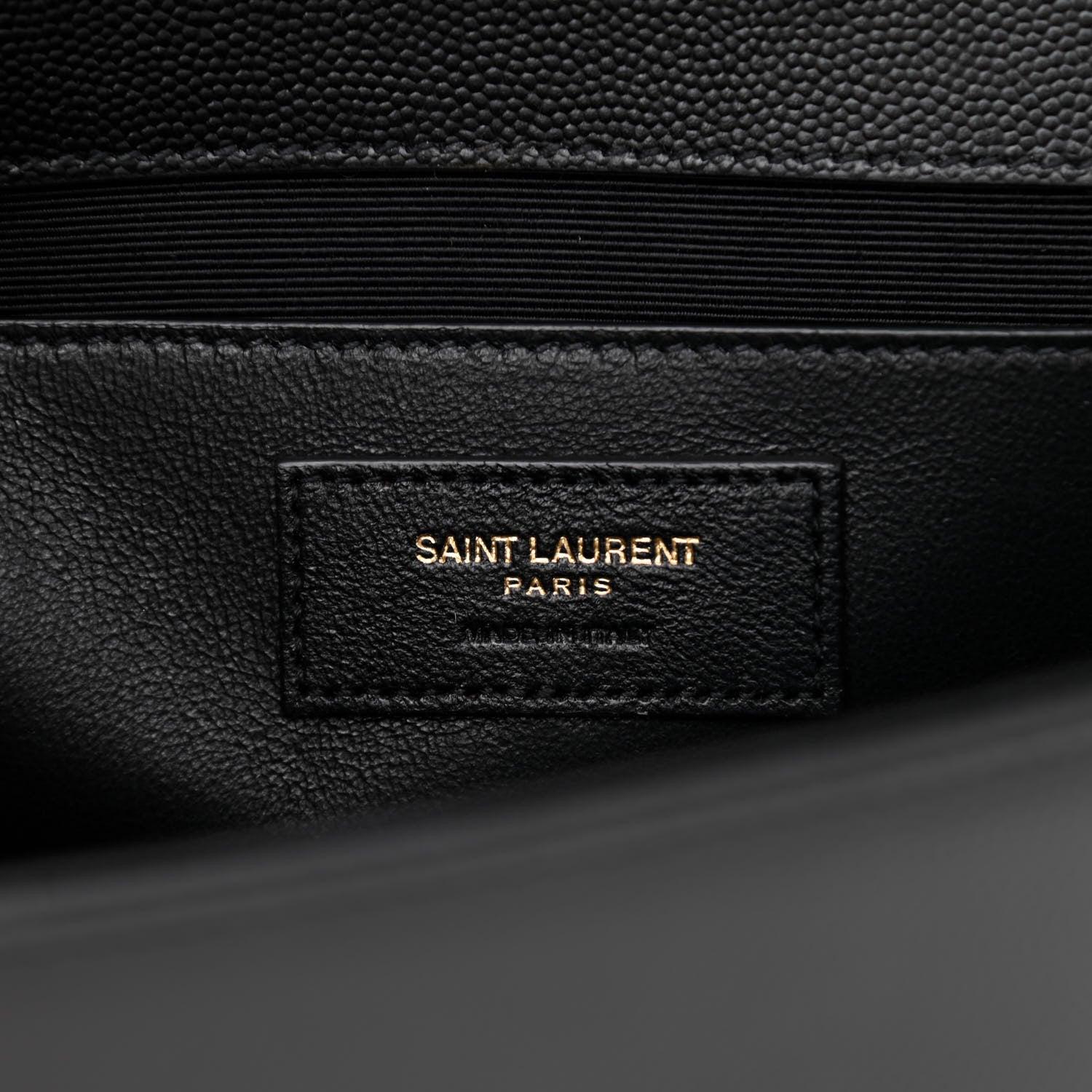 Saint Laurent Grain De Poudre Medium Classic Monogram Kate Satchel Black 6 of 8