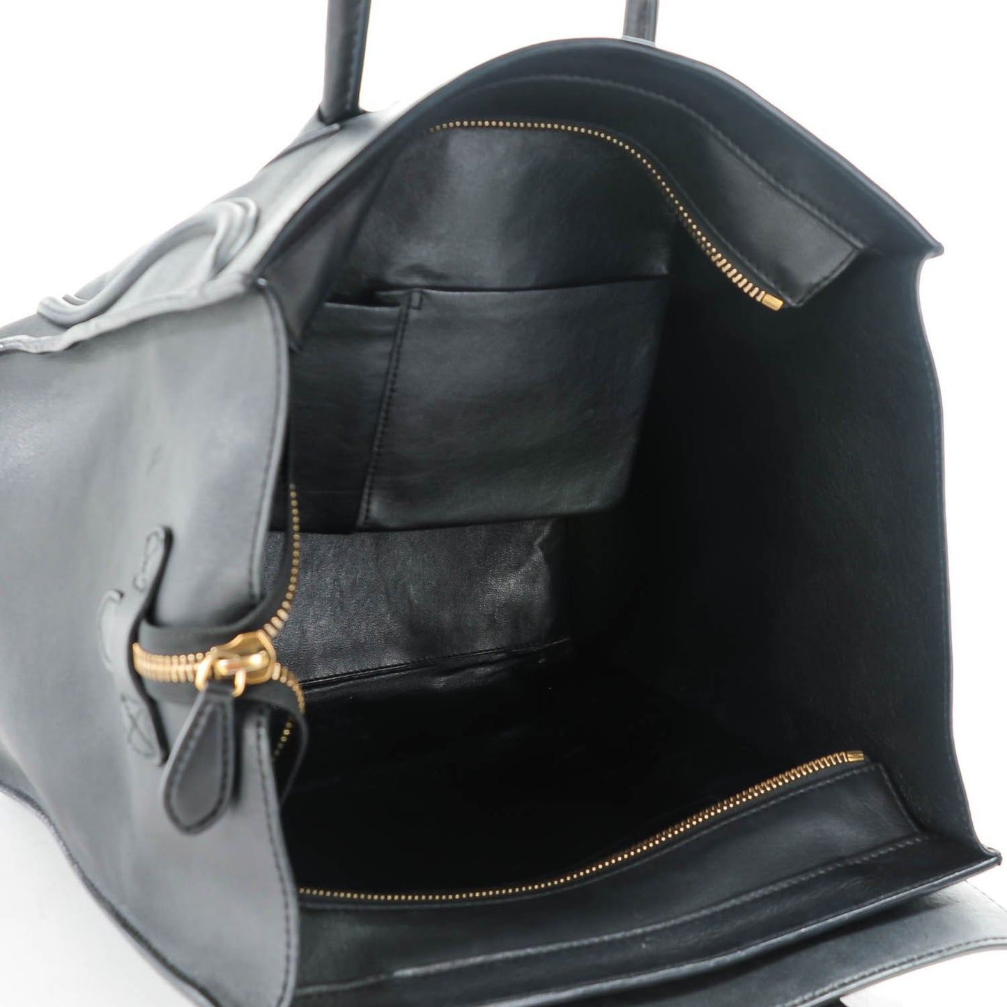 Smooth Calfskin Mini Luggage Black