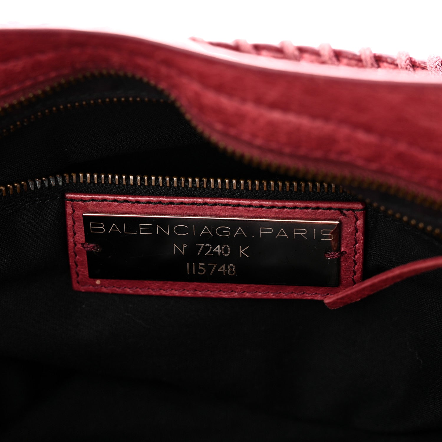 Balenciaga Agneau Classic Hardware City Cassis 7 of 11