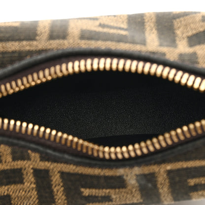 Fendi Fabric Jacquard FF 1974 Nano Fendigraphy Hobo Charm Tobacco Moro 5 of 10