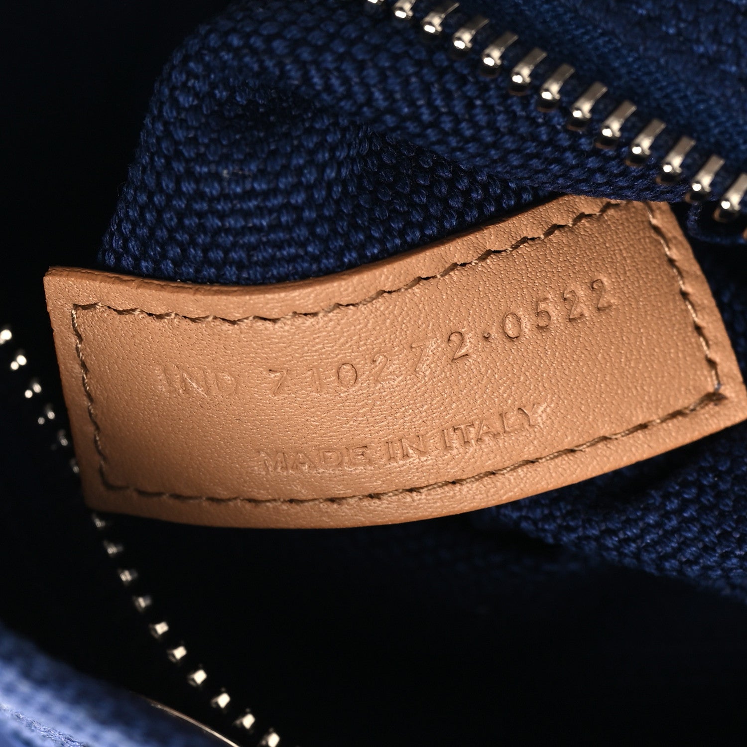 Saint Laurent Linen Calfskin Rive Gauche Backpack Blue Rouge Eros 7 of 11
