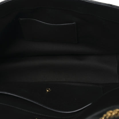 Saint Laurent Lambskin Chevron Quilted Medium LouLou Black 6 of 11