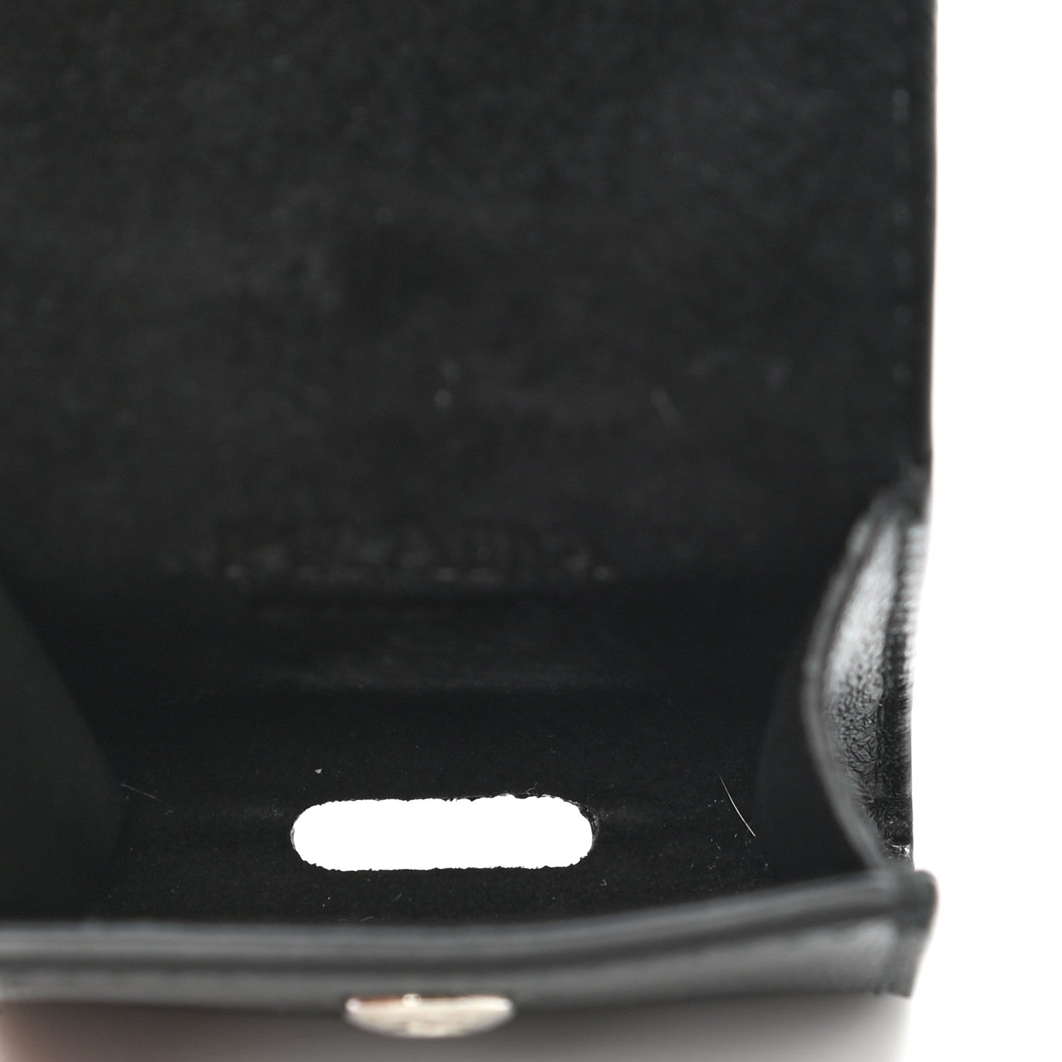 Prada Saffiano Metal Airpods Case Black 3 of 6