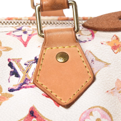 Louis Vuitton Watercolor Aquarelle Speedy 35 White 15 of 24