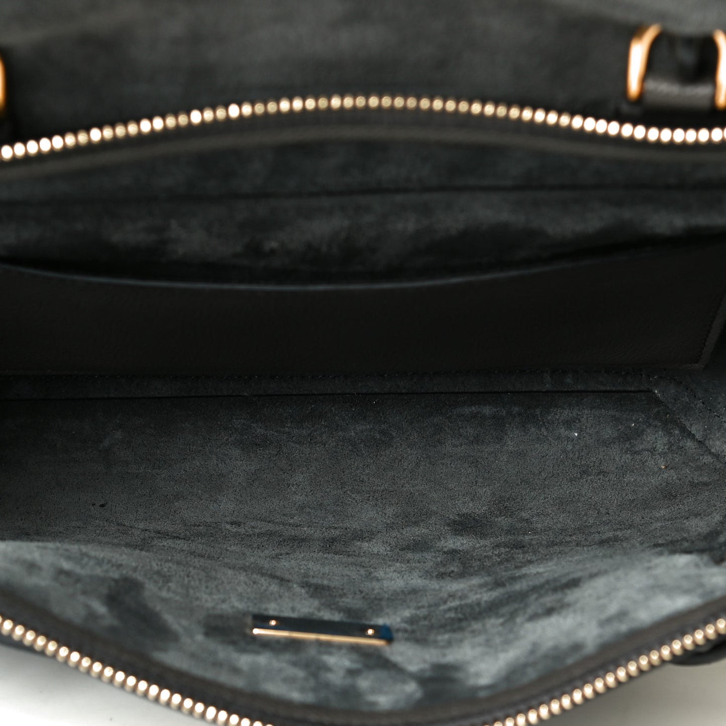 Grained Calfskin Micro Belt Bag Grey