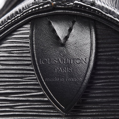 Louis Vuitton Epi Speedy 25 Black 5 of 10