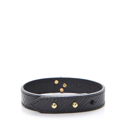 Louis Vuitton Epi Twist It Bracelet 19 Black 3 of 8