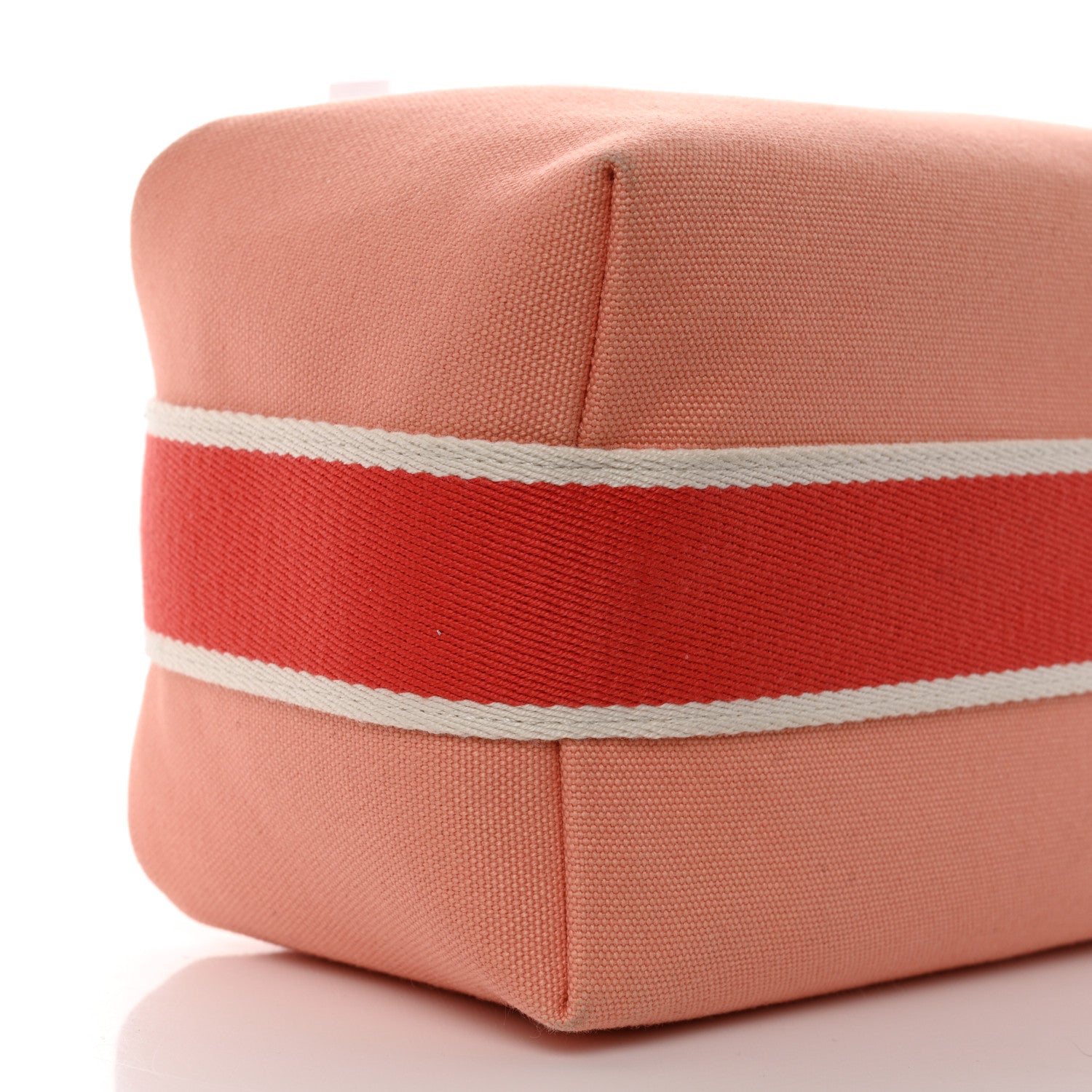 Hermes Canvas Small Bride-A-Brac Pouch Goyave 7 of 8