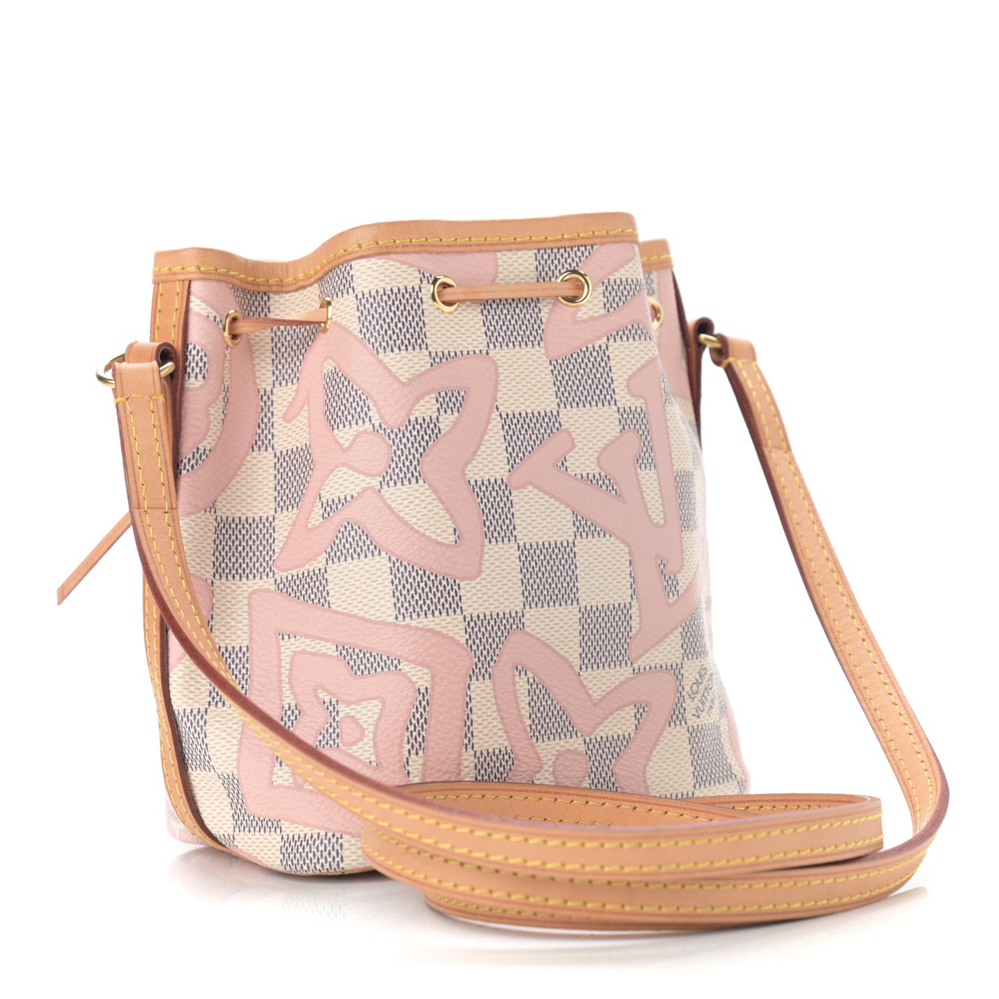 Damier Azur Tahitienne Nano Noe Rose Ballerine
