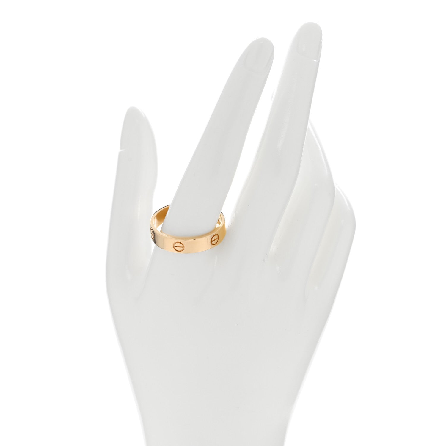 Cartier 18K Yellow Gold 5.5mm LOVE Band Ring 71 13.25 2 of 5