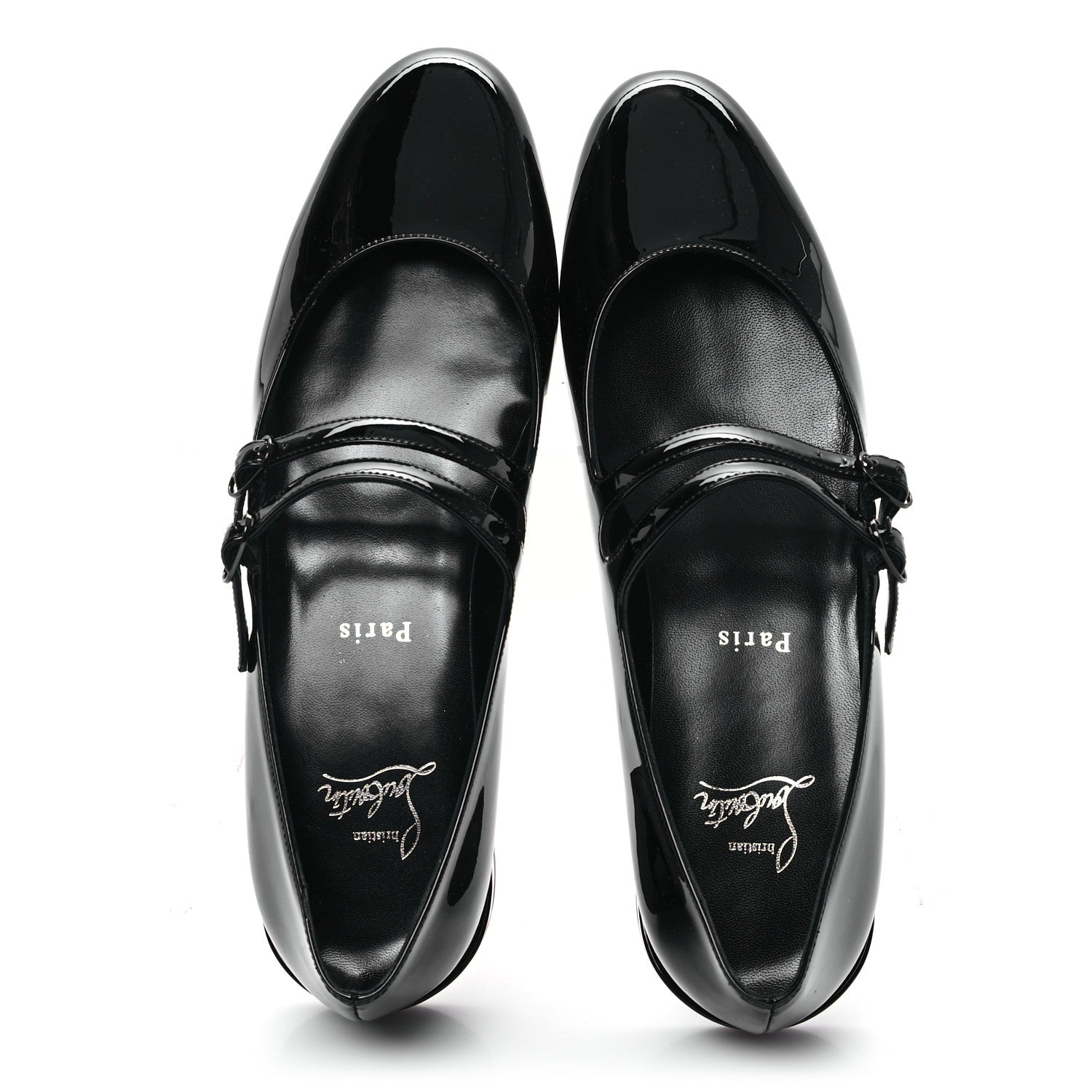 Christian Louboutin Patent Sweet Jane Flats 40 Black 2 of 9