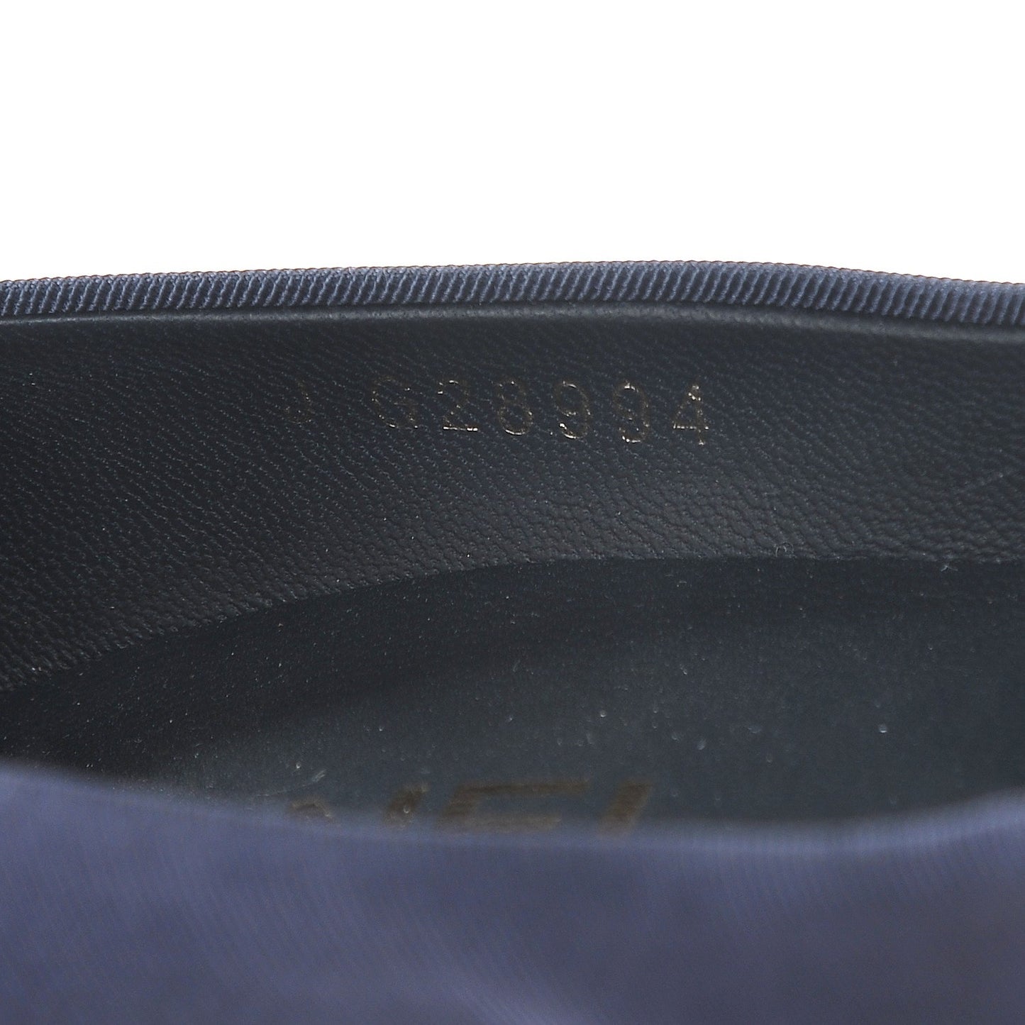 Grosgrain Calfskin CC Cap Toe Pumps 40 Navy Silver