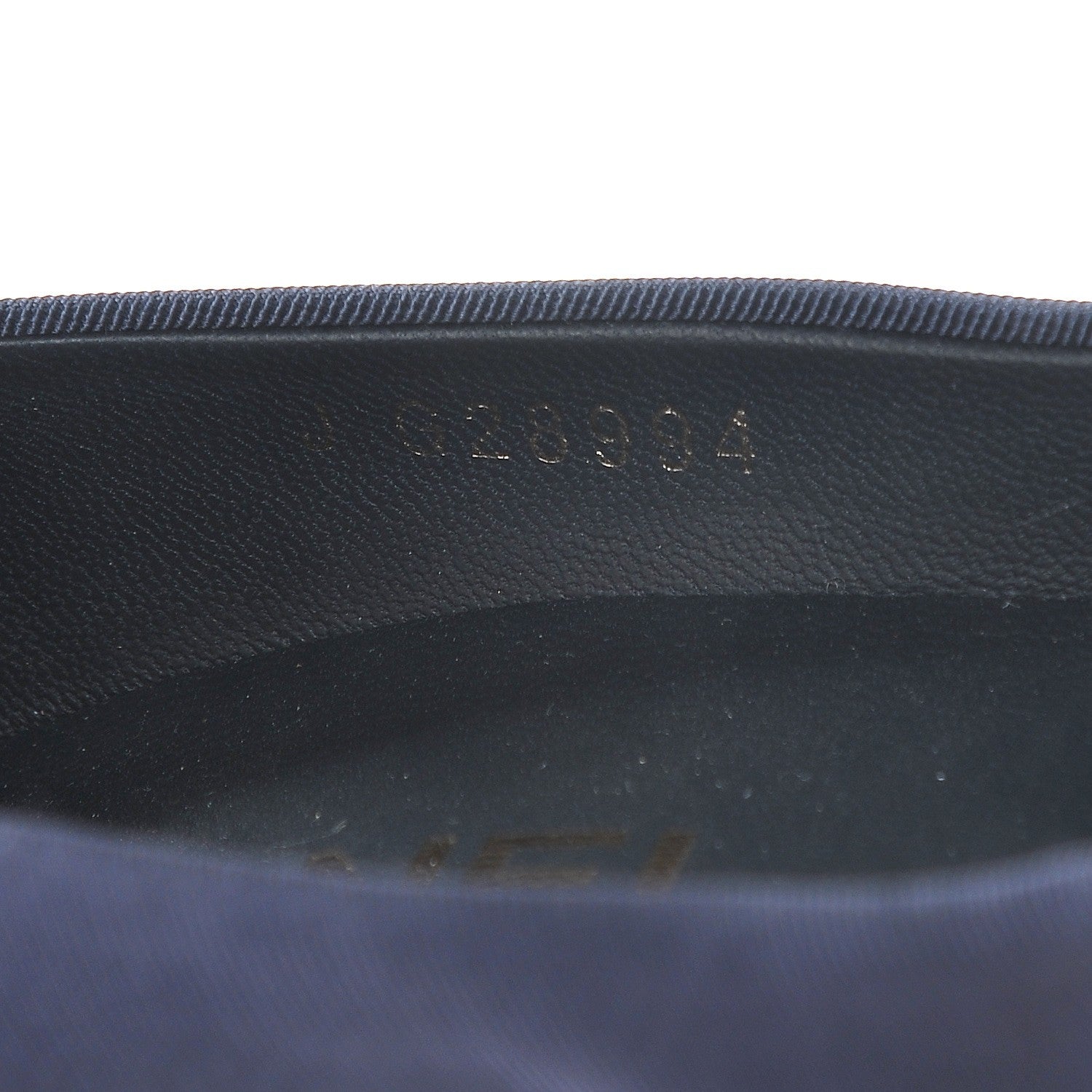 Chanel Grosgrain Calfskin CC Cap Toe Pumps 40 Navy Silver 8 of 8