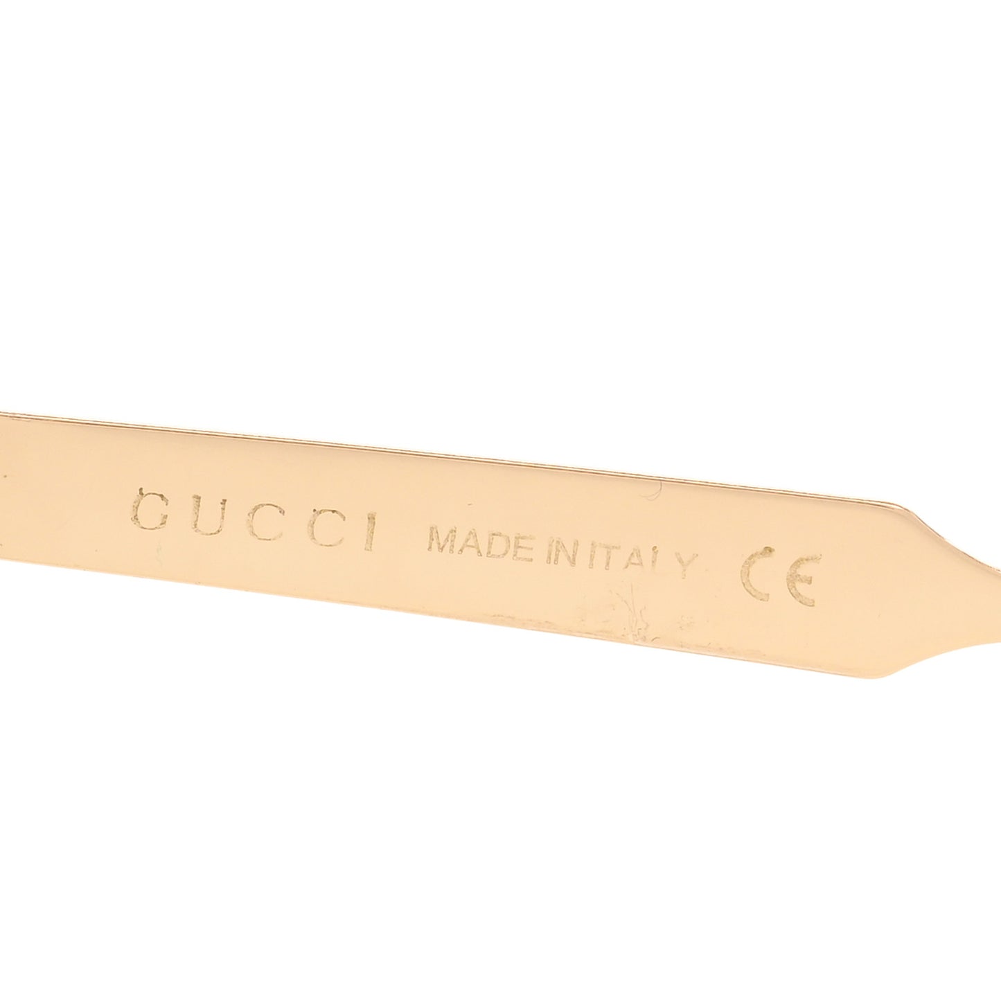 Acetate Damascato Cat Eye Sunglasses GG0055S Red Gold