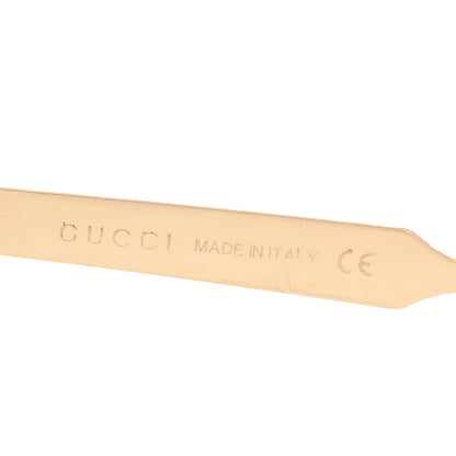 Gucci Acetate Damascato Cat Eye Sunglasses GG0055S Red Gold 5 of 10