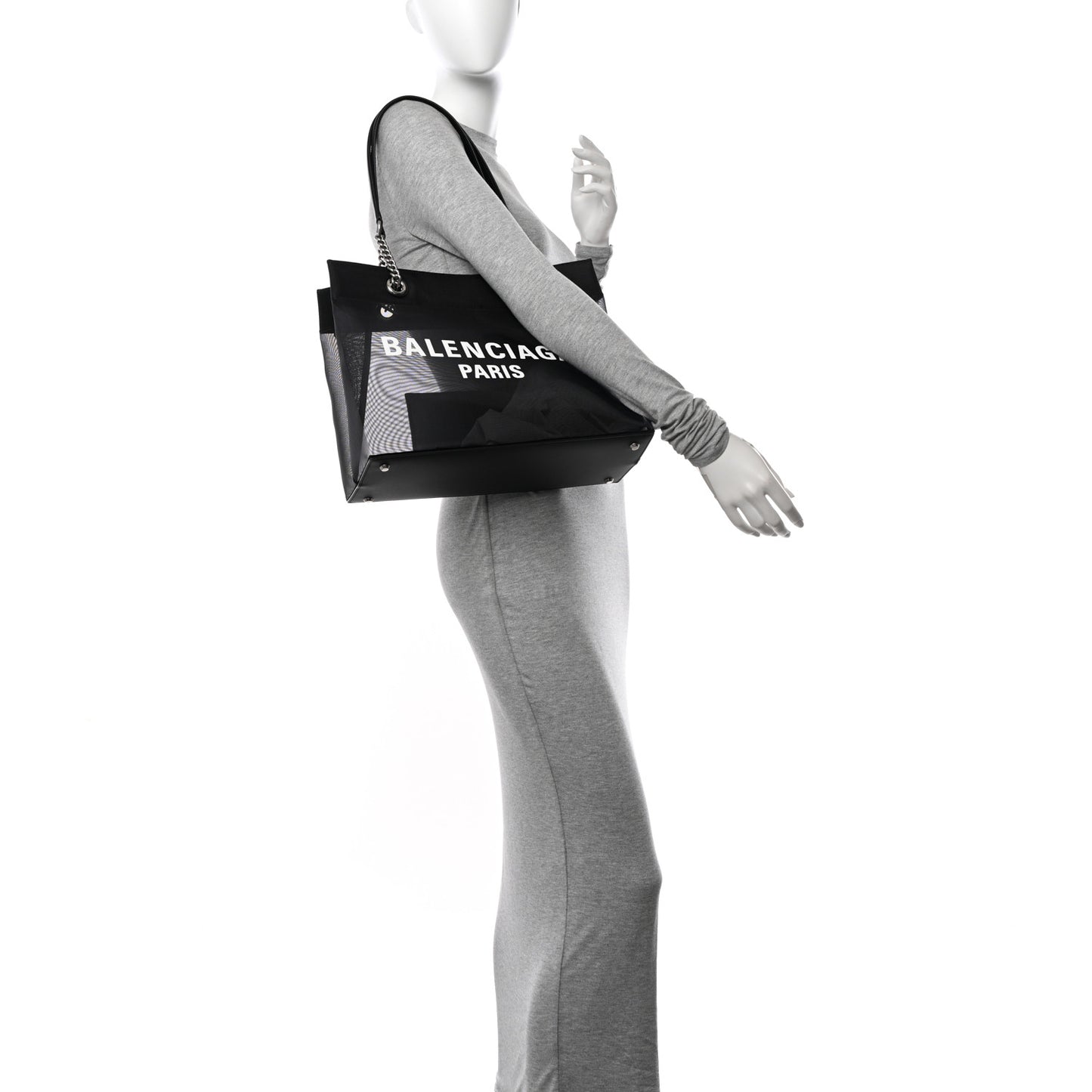 Mesh Medium Duty Free Tote Black