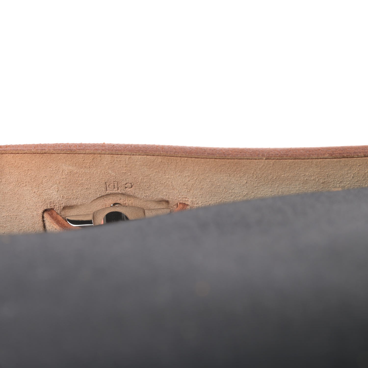 Hermes Toile Vache Calfskin Herbag 30 PM Black Natural 8 of 21