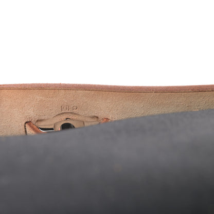 Hermes Toile Vache Calfskin Herbag 30 PM Black Natural 8 of 21